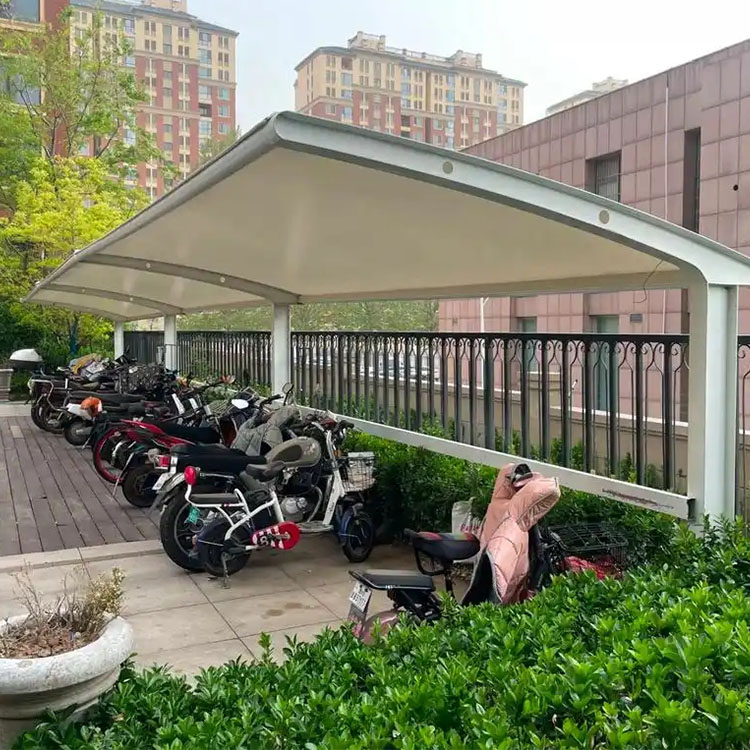 门源膜结构电动车棚