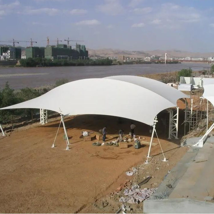 门源膜结构汽车棚